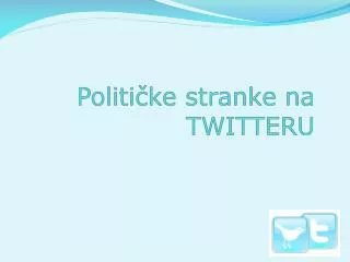 politi ke stranke na twitteru