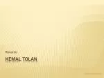 Kemal Tolan - slide 1
