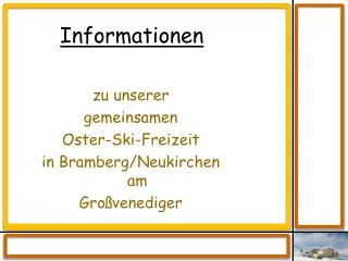 informationen