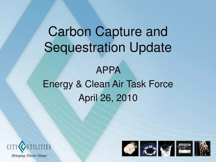carbon capture and sequestration update