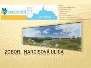 zobor narcisov ulica