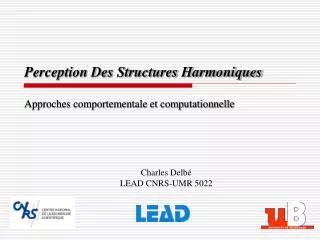 perception des structures harmoniques approches comportementale et computationnelle