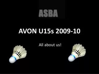 AVON U15s 2009-10