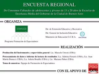 encuesta regional