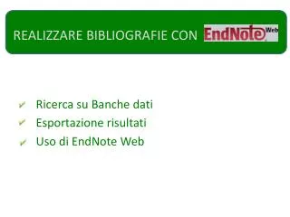 realizzare bibliografie con