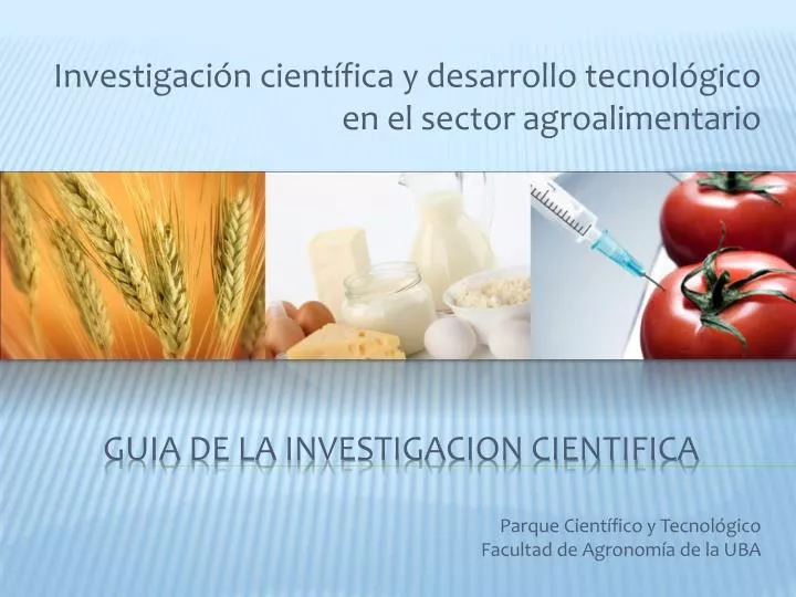 investigaci n cient fica y desarrollo tecnol gico en el sector agroalimentario
