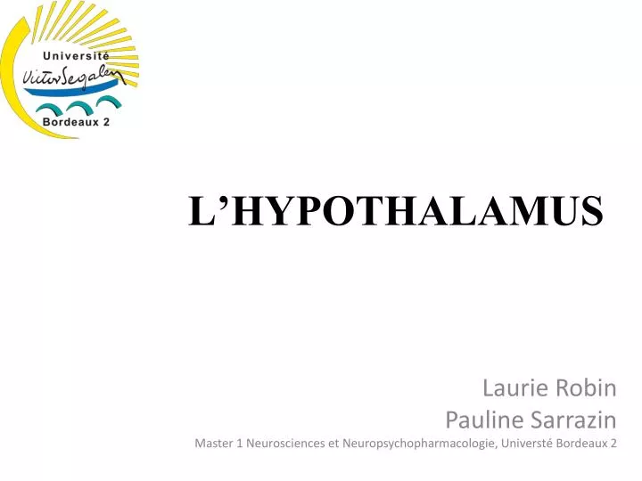 l hypothalamus
