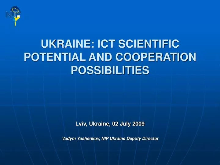 ukraine ict scientific potential and cooperation possibilities