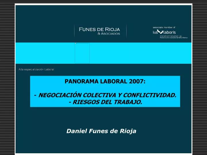 panorama laboral 2007 negociaci n colectiva y conflictividad riesgos del trabajo