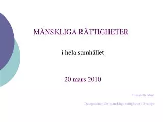m nskliga r ttigheter