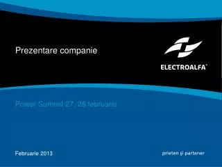 prezentare companie