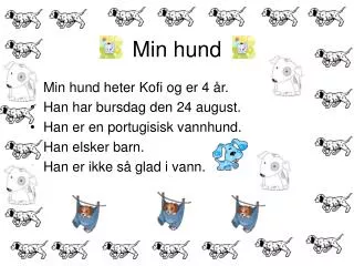 min hund