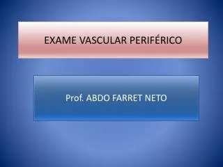 exame vascular perif rico