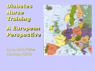 Diabetes Nurse Training A European Perspective