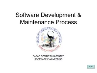 Software Development &amp; Maintenance Process