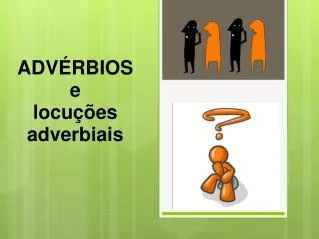 adv rbios e locu es adverbiais