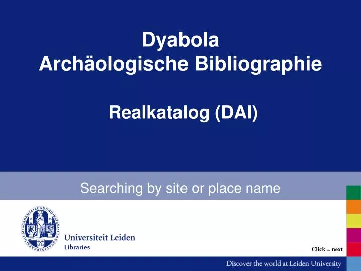 dyabola arch ologische bibliographie realkatalog dai