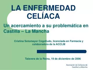 la enfermedad cel aca