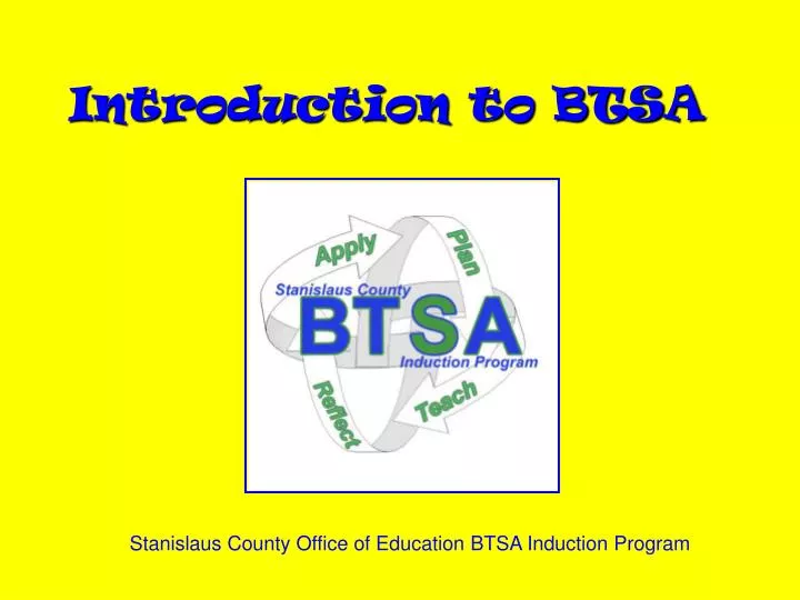 introduction to btsa