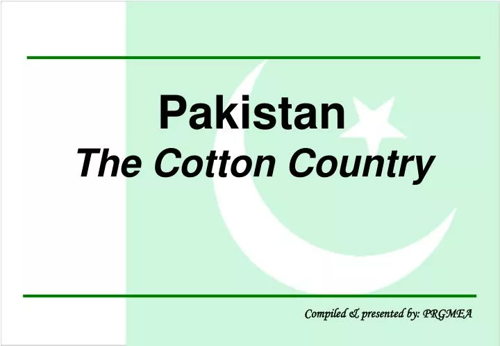 pakistan the cotton country