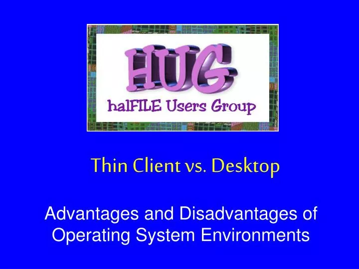 thin client vs desktop