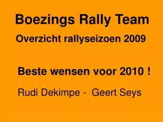 boezings rally team