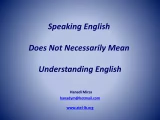 What Is Listening Comprehension? What are the Types of Spoken Language?