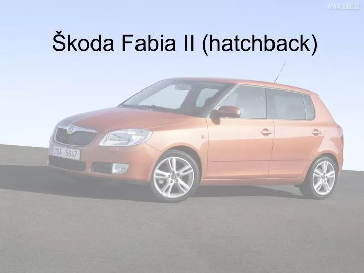 koda fabia ii hatchback
