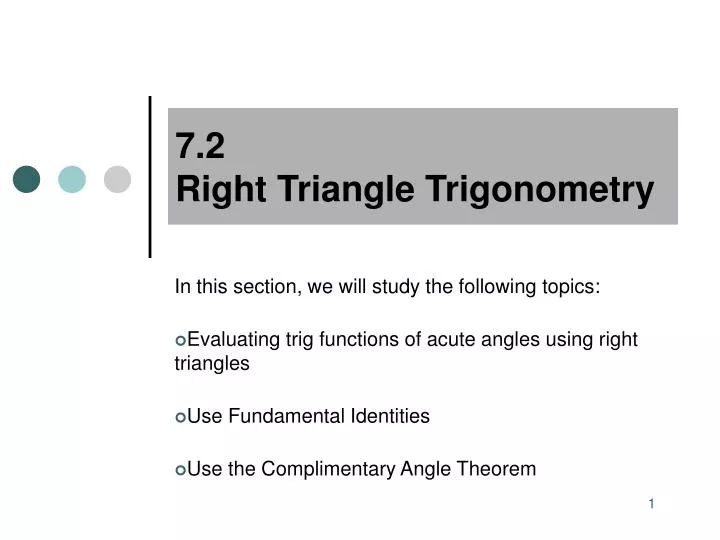 7 2 right triangle trigonometry