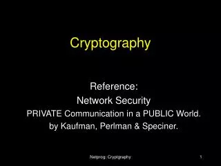cryptography