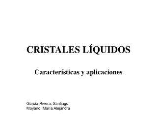 cristales l quidos