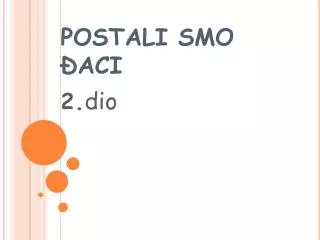postali smo aci