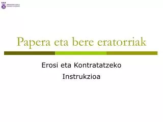 papera eta bere eratorriak
