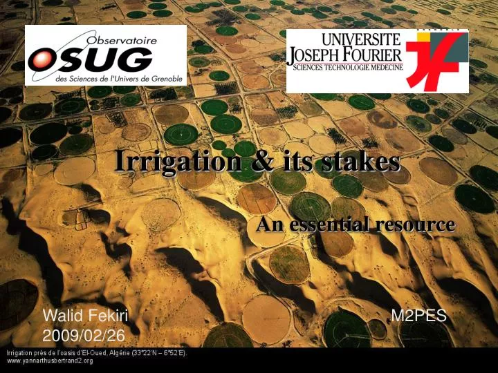 irrigation its stakes