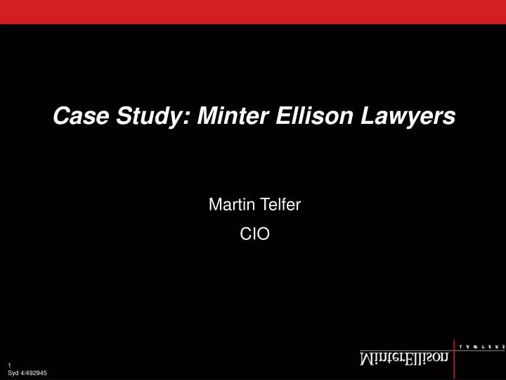 case study minter ellison lawyers