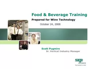 Food &amp; Beverage Training