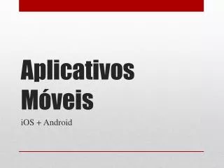 aplicativos m veis