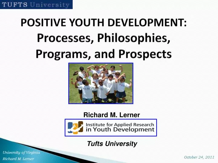 positive youth development processes philosophies programs and prospects