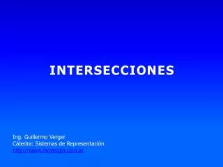 intersecciones