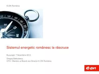 sistemul energetic rom nesc la r scruce