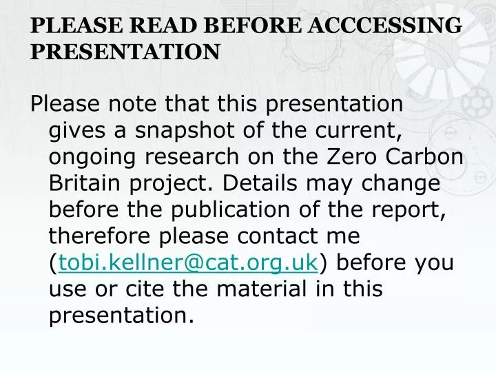 please read before acccessing presentation
