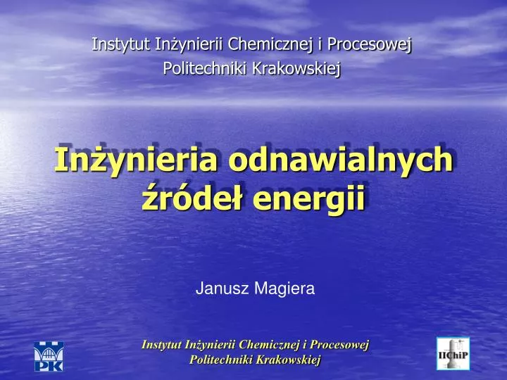 in ynieria odnawialnych r de energii