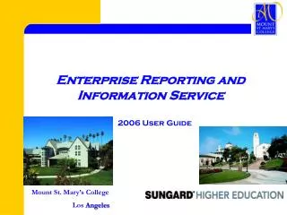 Enterprise Reporting and Information Service