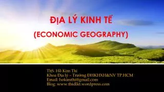 a l kinh t economic geography