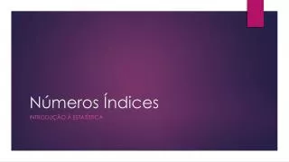 n meros ndices