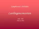 Symphorosa’s Melodies - slide 1