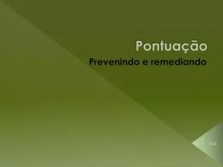 pontua o