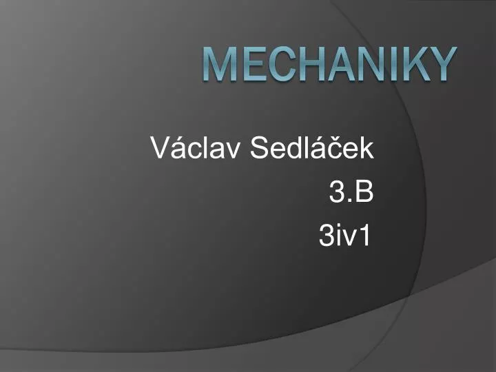 v clav sedl ek 3 b 3iv1