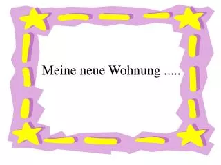 meine neue wohnung
