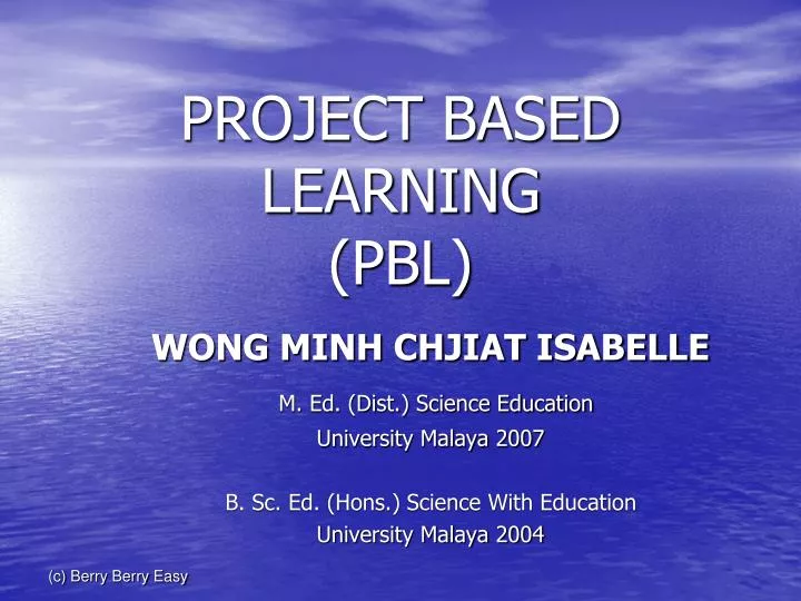 project based learning pbl